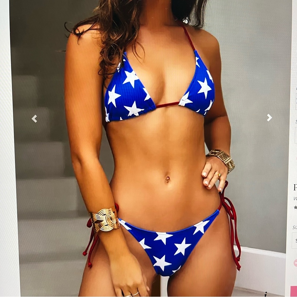 American flag bikini Patriotic star bikini